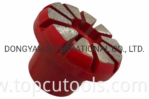 High Performance Diamond Floor Concrete Grinding Plug Head Manufacturer